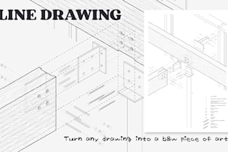 create line art, technical drawing, instruction manual, educational illustration
