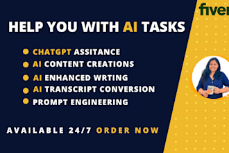 help you with ai content services and prompts