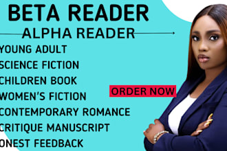 beta read of your woman fiction critique manuscript adult contemporary fiction