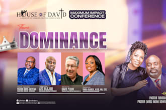 design a world class church flyer