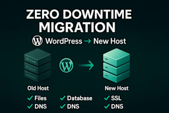migrate wordpress to a new host with zero downtime