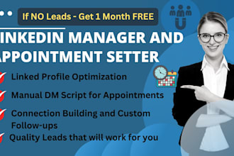 linkedin appointment setting and b2b lead generation and sales