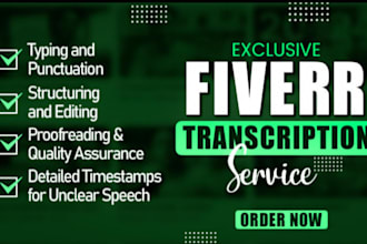 provide cheap, fast and accurate transcription service