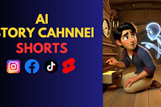 create ai generated engaging stories for youtube