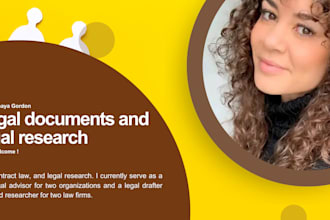 prepare legal documents and do legal research