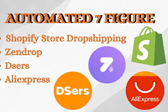 automated 7 figure shopify store dropshipping via zendrop dsers aliexpress
