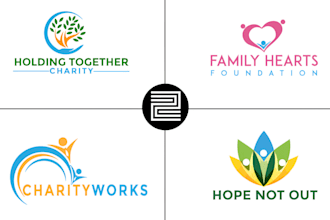design unique modern community and non profit logo