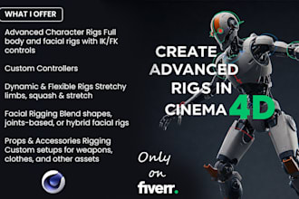 create advance rigs in cinema 4d