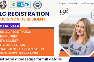do US llc registration llc dissolution ein number for non us citizen itin llc