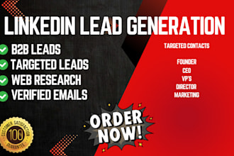 find verified key contacts and companies using linkedin research
