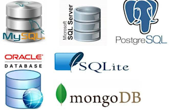 write sql queries in mysql, sql server, postgresql, non sql