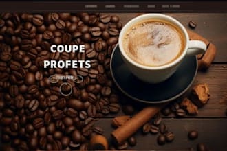 design private label coffee shopify branded coffee matcha tea dropshipping store