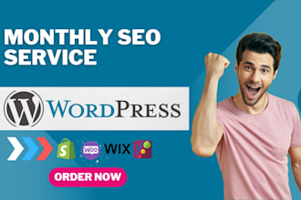 provide monthly SEO services for google top, onpage and technical optimization