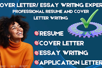 write and edit your job application letter cover letter project article writing