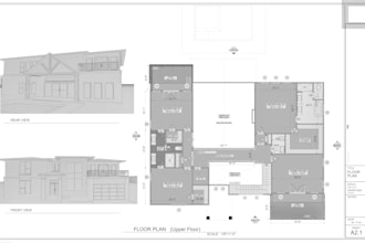 draw architectural blueprints, and 2d floor plans in autocad