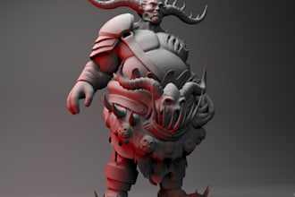 3d character model for unreal engine 5 and roblox 3d creature, 3d monster rig 3d