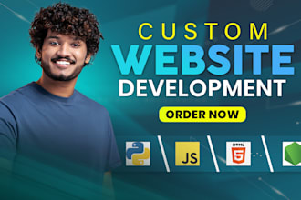 build full stack website development, full stack developer, front end developer