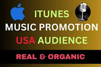 do organic usa itunes music promotion, apple music promotion