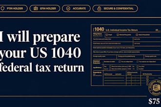 prepare and efile your US 1040 federal tax return