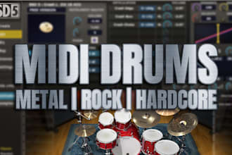 program midi drums for your track