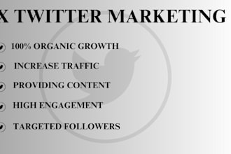 x twitter marketing and promotion for organic growth