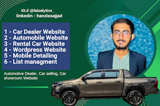 create a dealership website for your automotive business