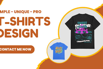 design t shirt with simple and unique mockups