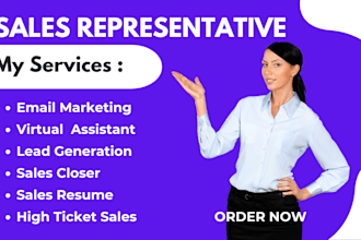 be your sales closer sales rep sales agent online sales leads high ticket sales