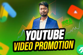 do organic USA youtube video promotion using google ads