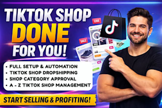 set up tik tok shop, fix manage tik tok shop dropshipping, tiktok ads marketing