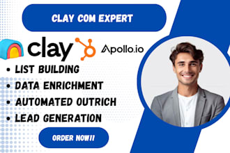 setup clay com clay automation apollo io hubspot crm and workflow as an expert