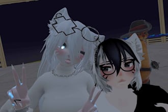 do custom anime character for vrc avatar nsfw furry vr model 3d design fix exist