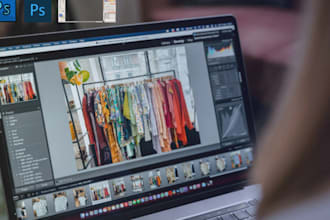 do photoshop documents, manage text, replace images, and screenshots enhancement