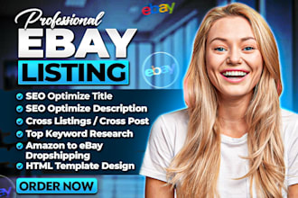do SEO product listings on ebay, ebay product upload, ebay listings, ebay lister