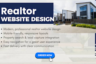 build realtor website, idx real estate agent website property management website