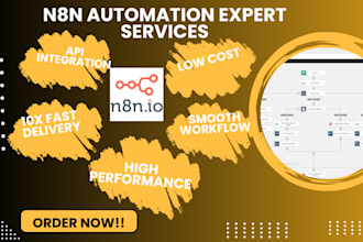 create automations and workflows using n8n for you
