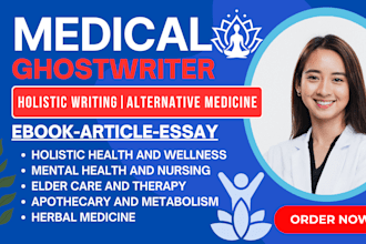 write holistic health ebook alternative herbal medicine mental health articles