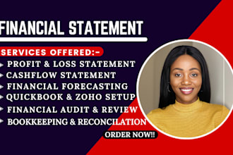 do certified financial statement, profit and loss, balance sheets, models, ratio