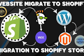 website transfer wix wordpress move magento godaddy copy clone shopify website