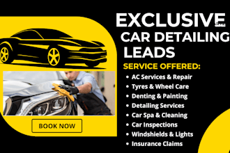 generate exclusive car detailing leads auto detailing via fb ads sales funnel