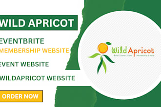 build wild apricot membership website event website event management