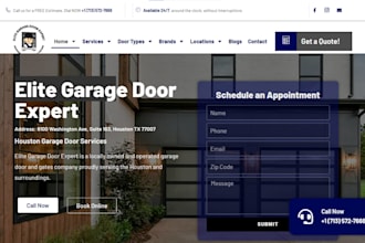 garage door website locksmith website garage door leads garage door landing page