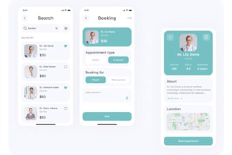 build telehealth, telemedicine medical mobile app, booking app, flutter flow app