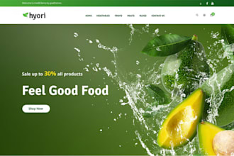design eco friendly sustainable product shopify store vegan grocery website