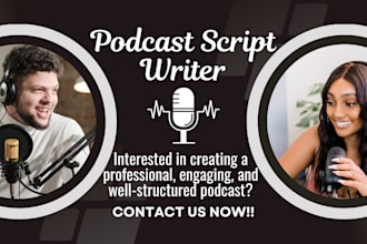 write podcast intro script youtube video script podcast content scriptwriting