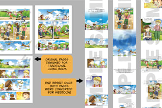 convert your comic to webtoon format