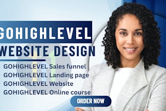 do gohighlevel landing page, gohighlevel funnel, go high level website builder,