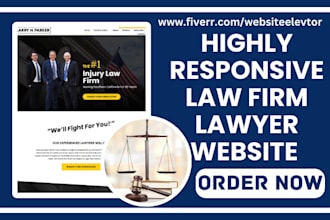 design law firm website  lawyer attorney legal adviser personal injury website