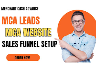generate merchant cash advance leads mca leads business loan leads mca website