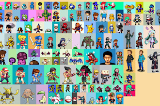 create pixel art and animations